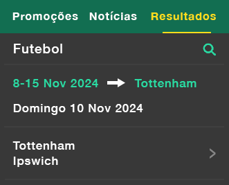 Exemplo da Página de Resultados